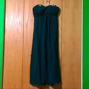 Dark Green Strapless Formal/Prom/Bridesmaids Dress